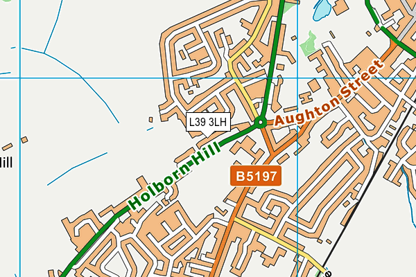 L39 3LH map - OS VectorMap District (Ordnance Survey)