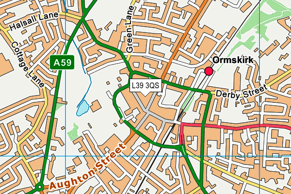 L39 3QS map - OS VectorMap District (Ordnance Survey)