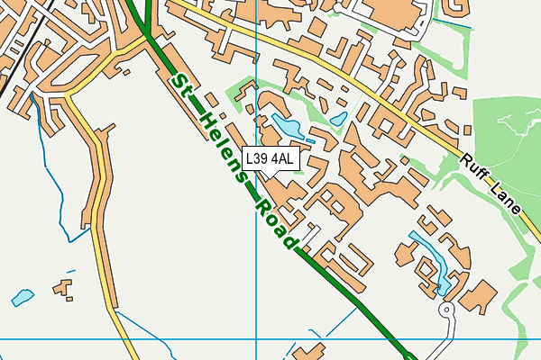 L39 4AL map - OS VectorMap District (Ordnance Survey)