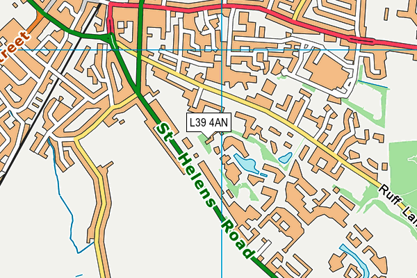 L39 4AN map - OS VectorMap District (Ordnance Survey)