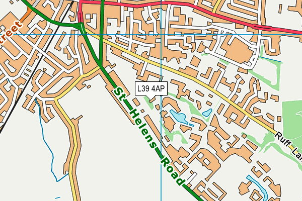 L39 4AP map - OS VectorMap District (Ordnance Survey)