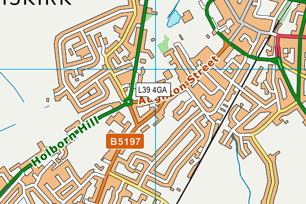 L39 4GA map - OS VectorMap District (Ordnance Survey)