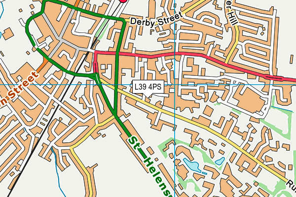 L39 4PS map - OS VectorMap District (Ordnance Survey)