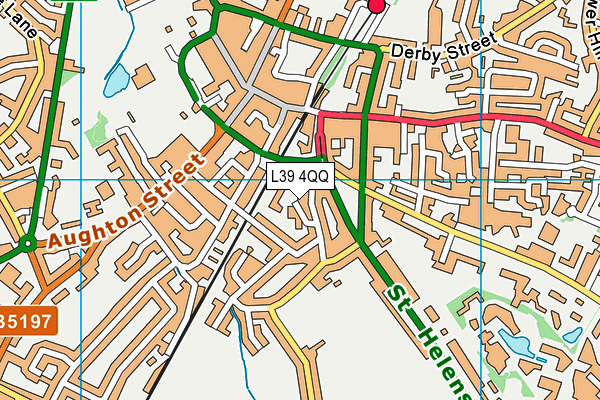 L39 4QQ map - OS VectorMap District (Ordnance Survey)