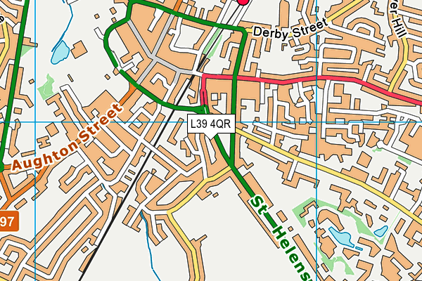 L39 4QR map - OS VectorMap District (Ordnance Survey)