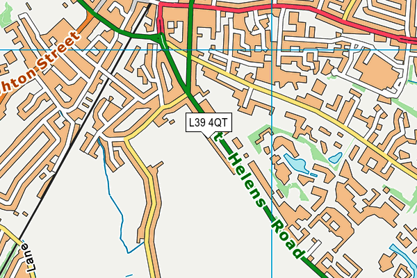 L39 4QT map - OS VectorMap District (Ordnance Survey)