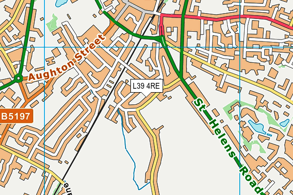 L39 4RE map - OS VectorMap District (Ordnance Survey)