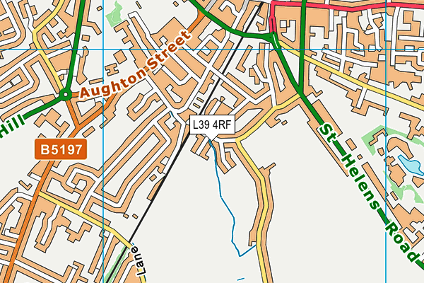 L39 4RF map - OS VectorMap District (Ordnance Survey)