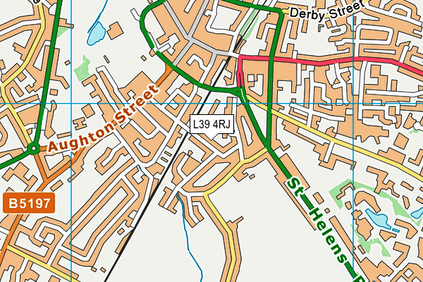 L39 4RJ map - OS VectorMap District (Ordnance Survey)