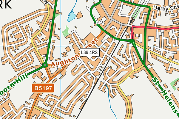 L39 4RS map - OS VectorMap District (Ordnance Survey)
