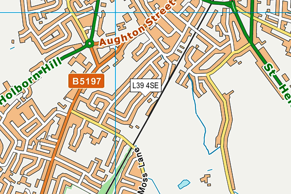 L39 4SE map - OS VectorMap District (Ordnance Survey)