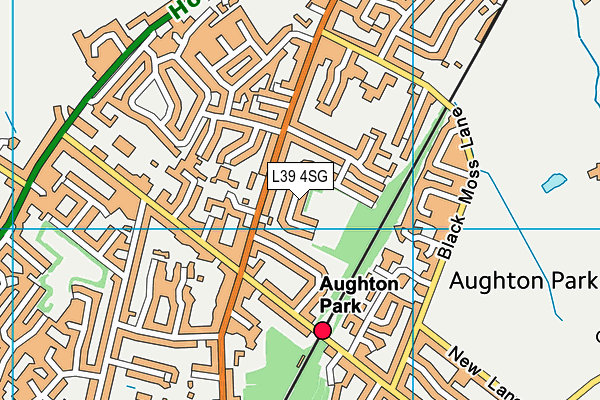 L39 4SG map - OS VectorMap District (Ordnance Survey)