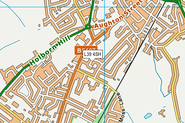 L39 4SH map - OS VectorMap District (Ordnance Survey)