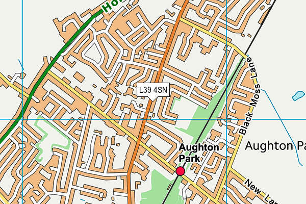L39 4SN map - OS VectorMap District (Ordnance Survey)