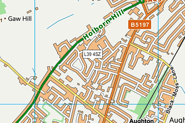 L39 4SZ map - OS VectorMap District (Ordnance Survey)