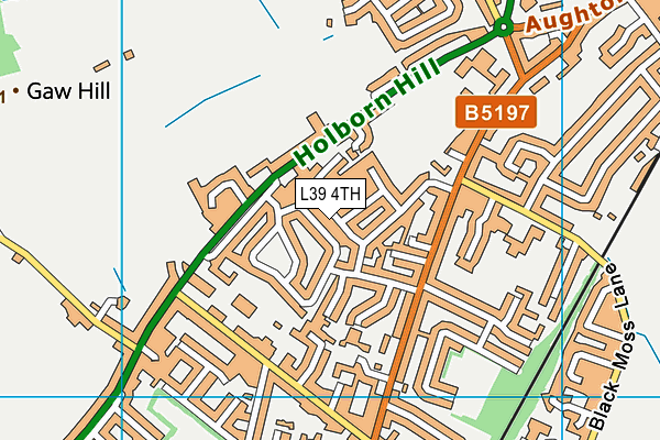 L39 4TH map - OS VectorMap District (Ordnance Survey)