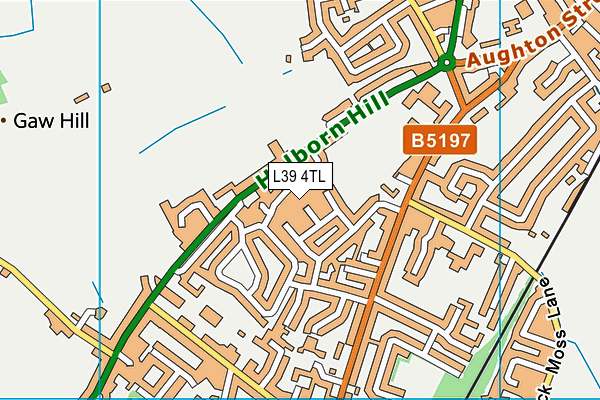 L39 4TL map - OS VectorMap District (Ordnance Survey)