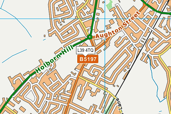 L39 4TQ map - OS VectorMap District (Ordnance Survey)