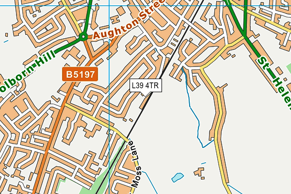 L39 4TR map - OS VectorMap District (Ordnance Survey)