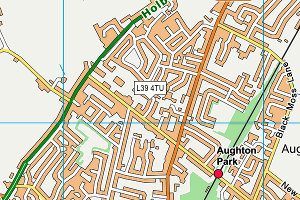 L39 4TU map - OS VectorMap District (Ordnance Survey)