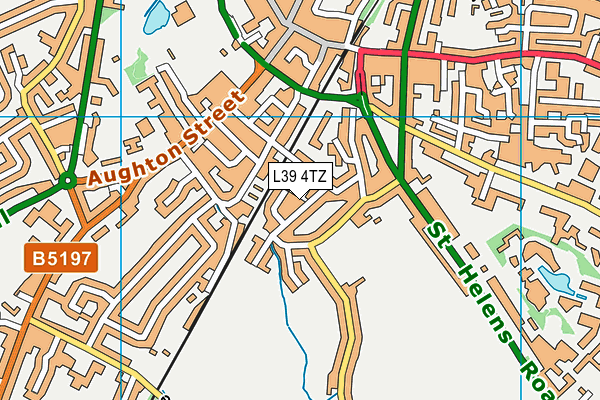L39 4TZ map - OS VectorMap District (Ordnance Survey)