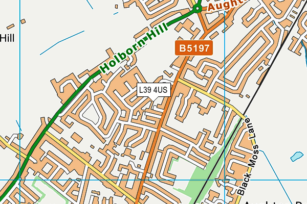 L39 4US map - OS VectorMap District (Ordnance Survey)