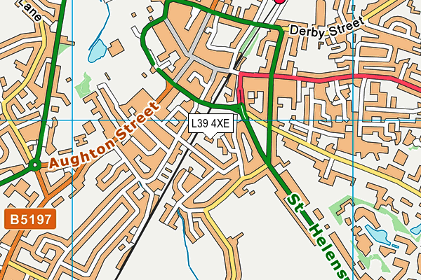 L39 4XE map - OS VectorMap District (Ordnance Survey)