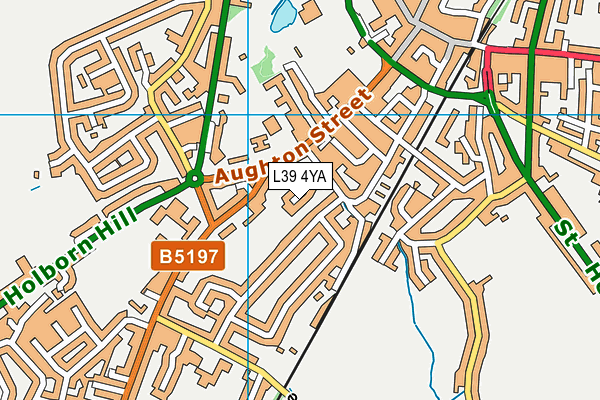 L39 4YA map - OS VectorMap District (Ordnance Survey)