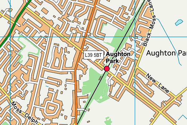 L39 5BT map - OS VectorMap District (Ordnance Survey)