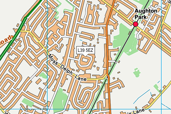 L39 5EZ map - OS VectorMap District (Ordnance Survey)