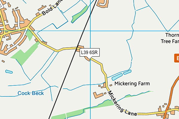 L39 6SR map - OS VectorMap District (Ordnance Survey)
