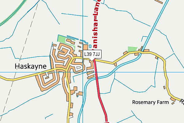 L39 7JJ map - OS VectorMap District (Ordnance Survey)