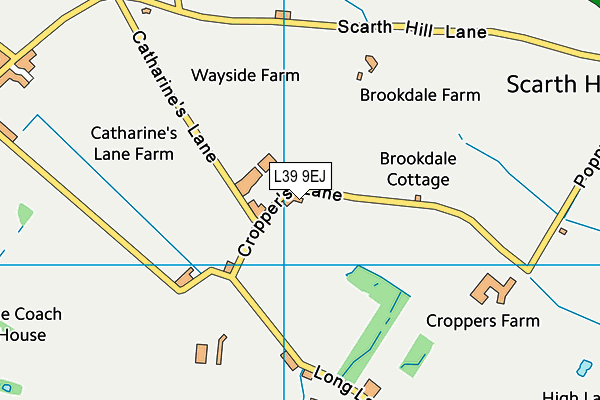 L39 9EJ map - OS VectorMap District (Ordnance Survey)