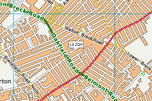 L4 2QH map - OS VectorMap District (Ordnance Survey)