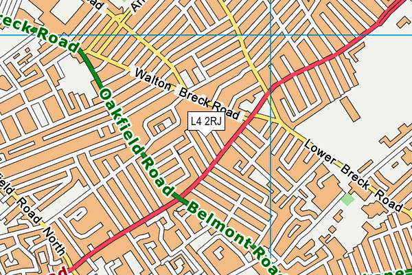 L4 2RJ map - OS VectorMap District (Ordnance Survey)