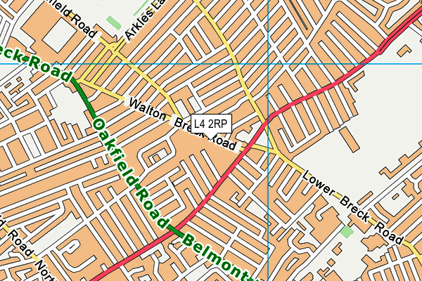 L4 2RP map - OS VectorMap District (Ordnance Survey)