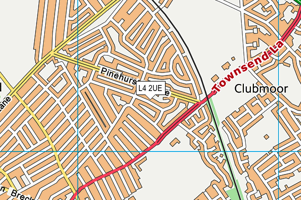 L4 2UE map - OS VectorMap District (Ordnance Survey)