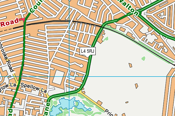 L4 5RJ map - OS VectorMap District (Ordnance Survey)