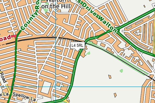 L4 5RL map - OS VectorMap District (Ordnance Survey)