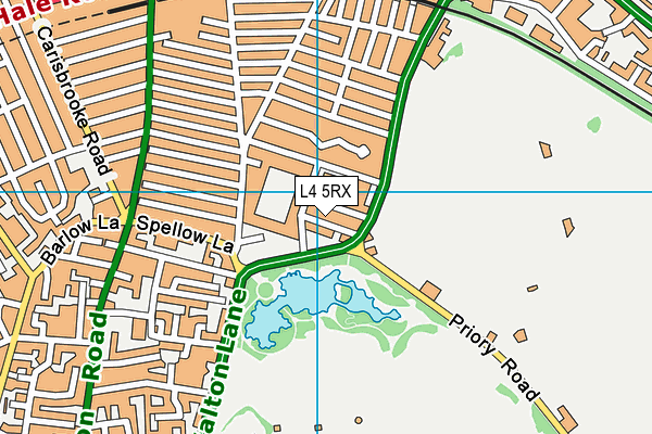 L4 5RX map - OS VectorMap District (Ordnance Survey)