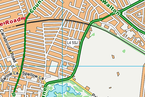 L4 5SJ map - OS VectorMap District (Ordnance Survey)
