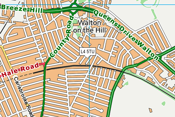 L4 5TU map - OS VectorMap District (Ordnance Survey)