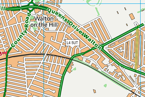 L4 5UT map - OS VectorMap District (Ordnance Survey)