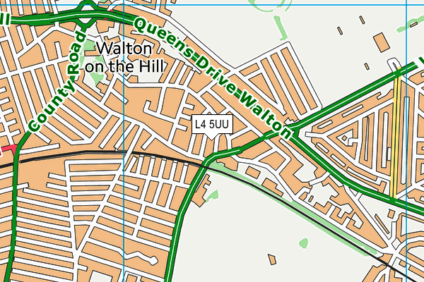 L4 5UU map - OS VectorMap District (Ordnance Survey)