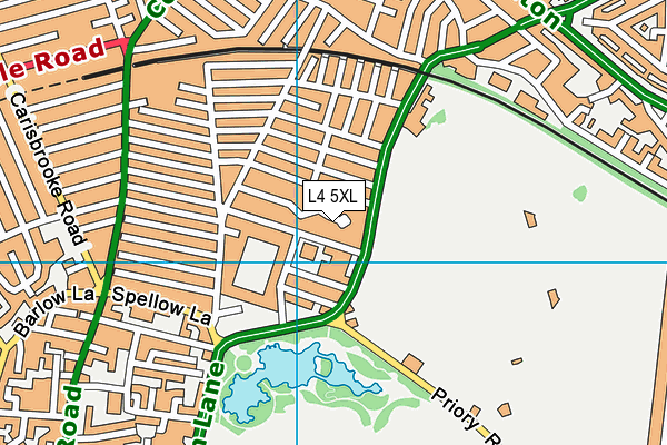 L4 5XL map - OS VectorMap District (Ordnance Survey)