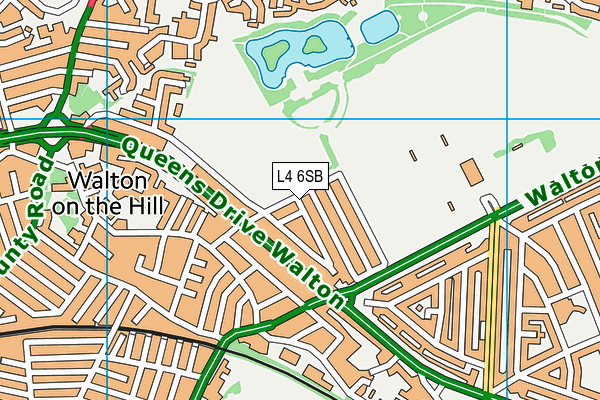 L4 6SB map - OS VectorMap District (Ordnance Survey)