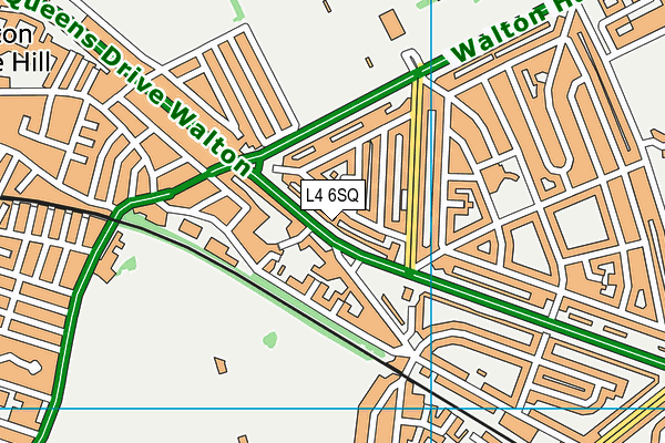 L4 6SQ map - OS VectorMap District (Ordnance Survey)