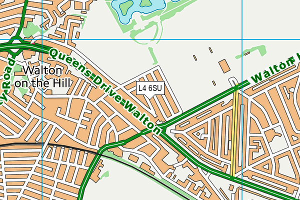 L4 6SU map - OS VectorMap District (Ordnance Survey)