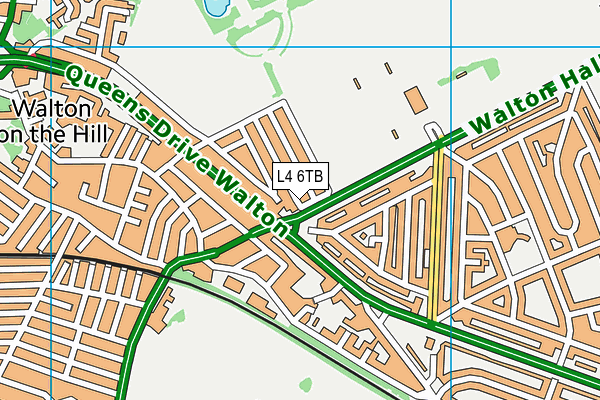 L4 6TB map - OS VectorMap District (Ordnance Survey)