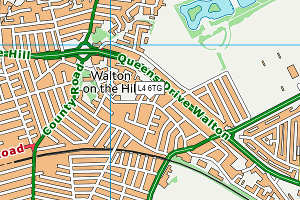 L4 6TG map - OS VectorMap District (Ordnance Survey)